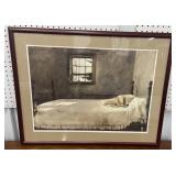 Andrew Wyeth print Master Bedroom
