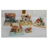 Cardboard Christmas village made in Japan