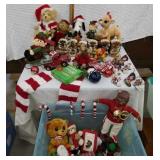 Christmas goodies clear tub