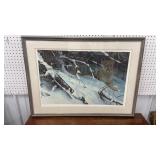 Signed and numbered Robert Bateman print Cougar