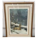 Signed and numbered Ned Smith print December