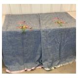 2 Kenwood vintage wool blankets w/embroidery