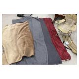 Box of camping type - sleeping bag, warm