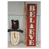 Christmas Signs Wood