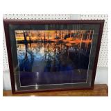 Photographic print - water reflection approx