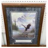 Eagle print with Isaiah quote approx 18"x23"