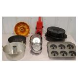 Kitchen Lot, Roasters, Bundy Pans, Metal Mixing