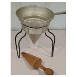 Wear-Ever No.8 Food Strainer with Masher