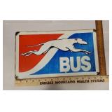 Greyhound Bus Sign, netal