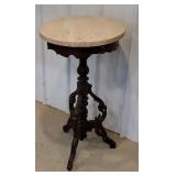 Marble top stand 17" 30"t