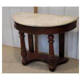 Marble top hall table