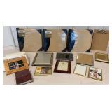 Lot of photo albums, picture frames, journal, etc