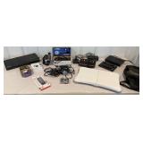 Box of misc electronics - Wii, Atari,