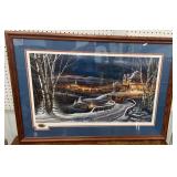 Numbered Terry Redlin print Family Traditions