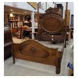 Walnut canopy bed needs some pieces for the