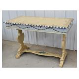 Painted Sofa table missing drawer