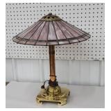 purple tiffany type lamp