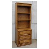 3 drawer open top hutch