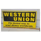 2 sided western union sign