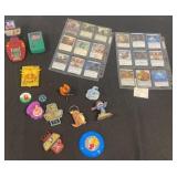 Pokémon toys and magic cards