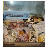 Beautiful tin full of jewelry includes many parts