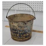 Dutch boy white lead bucket
