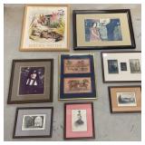 Box of misc photos and prints