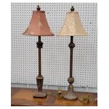 2 modern lamps