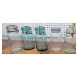 5 canning jars
