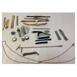 Box of watches and parts