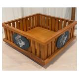 Labatt Blue Light wood crate