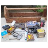 Tote with Staples and Staples