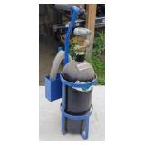 Nitrogen tank and holder