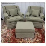 2 Lazyboy chairs and ottoman  ~ very clean
