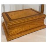 Nice oak jewelry box