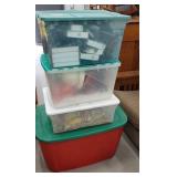 4 large tubs of Christmas - unsorted we are