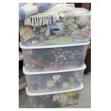 4 nice tubs of Easter & Christmas- We are out of