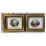 2x$ - 2 artist signed paintings on canvas