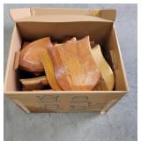 Box of antler mounts