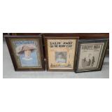 3 early framed music