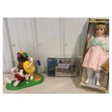M&M candy holder, Seymour Mann doll and Russian