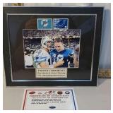 Signed photograph - Dan Marino and Peyton Manning