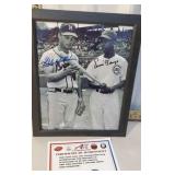 Signed photograph - Matthews and Banks with