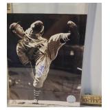 Signed photograph -Bob Feller with certificate