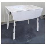 Painted drop leaf table