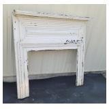 White fireplace mantle 48"x48"