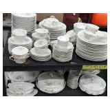 Top 2 rows cart - 100+  pieces of Limoges China