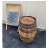 Keg and wash board