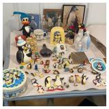 Box of misc Penguin figures etc