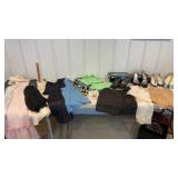 Purple tub of clothing, slips, shoes(mixed sizes)